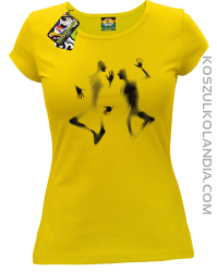 Halloween Utracone dusze - koszulka damska żółta
