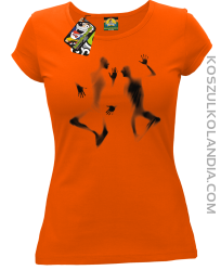 Halloween Utracone dusze - koszulka damska pomarańczowa