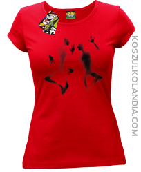 Halloween Utracone dusze - koszulka damska czerwona