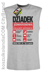 DZIADEK - Jednoosobowa działalność gospodarcza - bezrękawnik męski TANK TOP - Melanż