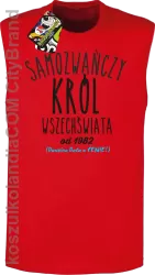 Samozwańczy Król Wszechświata - Bezrękawnik męski czerwony 