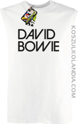 DAVID BOWIE -  bezrękawnik męski TANK TOP - Biały