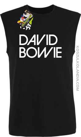 DAVID BOWIE -  bezrękawnik męski TANK TOP Czarny