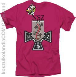 NSZ Narodowe Siły Zbrojne - Koszulka męska fuchsia 