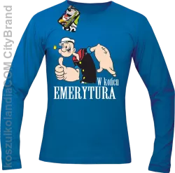 POPEYE w Końcu emerytura - Longsleeve męski niebieski