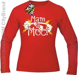 MAM te moc -  Longsleeve męski czerwony 