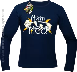 MAM te moc -  Longsleeve męski granat