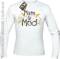 MAM te moc -  Longsleeve męski biały 