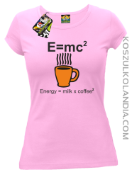 E = mc2 - Koszulka damska róż