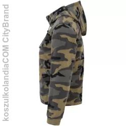 Bluza polarowa męska Moro Camouflage FLRA 340 BUS HOOD JHK - 9 rozmiarów 3