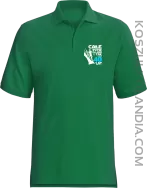 Całe życie pod górkę i tak już od 40 lat - Koszulka męska Polo zielona 