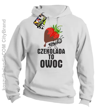 Czekolada to owoc - Bluza z kapturem