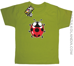 Biedronka na szczęście - Koszulka dziecięca kiwi