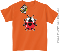 Biedronka na szczęście - Koszulka dziecięca pomarańcz 