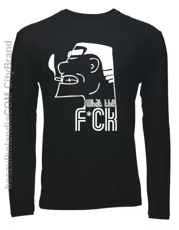 Face WTF What the Fuck - Longsleeve męski