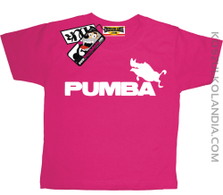 Pumba - koszulka dziecięca - różowy