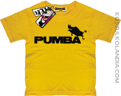 Pumba - koszulka dziecięca - żółty