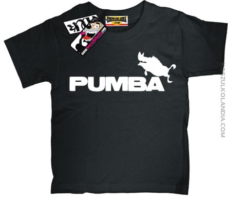 Pumba - koszulka dziecięca - czarny