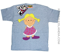 Laleczka Zuzia - koszulka dziecięca - melanżowy