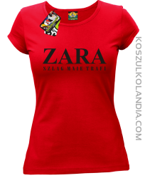 ZARA szlag mnie trafi - Koszulka damska red