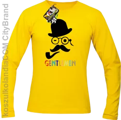 Gentlemen Retro Style - Longsleeve męski żółty 