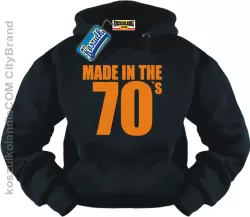 MADE IN 70`s - bluza czarna black sweatshirt