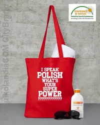 I speak polish what is your super power - torba zakupowa