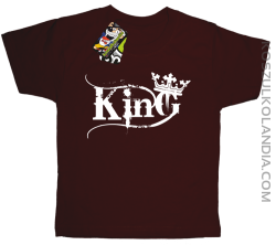 King Simple - Koszulka dziecięca brąz 