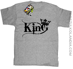 King Simple - Koszulka dziecięca melanż 