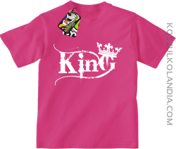 King Simple - Koszulka dziecięca fuchsia 