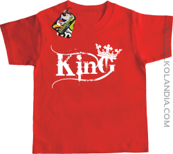 King Simple - Koszulka dziecięca czerwona 