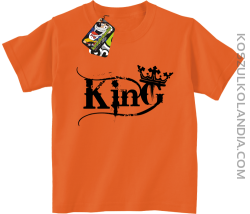 King Simple - Koszulka dziecięca pomarańcz 