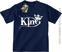 King Simple - Koszulka dziecięca granat