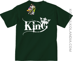 King Simple - Koszulka dziecięca butelkowa 