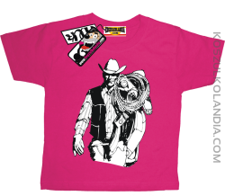 Kowboj - koszulka dziecięca - różowy