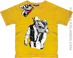 Kowboj - koszulka dziecięca - żółty
