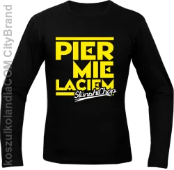 Pier mie laciem slunski chachor - Longsleeve męski czarny 