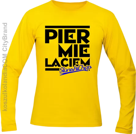 Pier mie laciem slunski chachor - Longsleeve męski żółta 