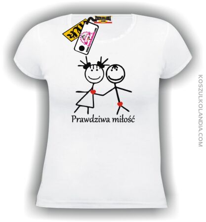 Prawdziwa miłość koszulka damska Nr KODIA00216d