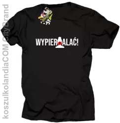 Wypierdalać strajk kobiet- t-shirt męski czarny