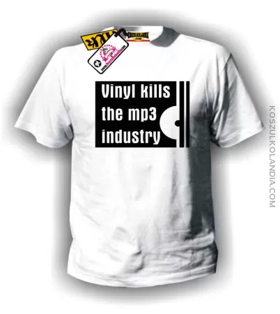 VINYL KILLS MP3 Industry - Koszulka męska Nr KODIA00236