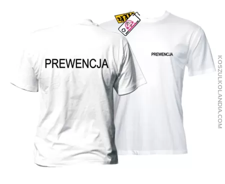 PREWENCJA - koszulka męska dla prewencji 