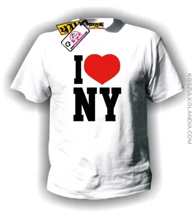 I love NY - koszulka męska