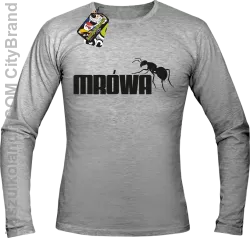 Mrówa Parody - Longsleeve męski melanż 
