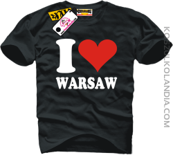 I LOVE WARSAW - koszulka męska 1