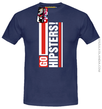 GO HIPSTERS! - koszulka męska