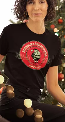 Koszulka świąteczna do pracy  -  koszulka damska