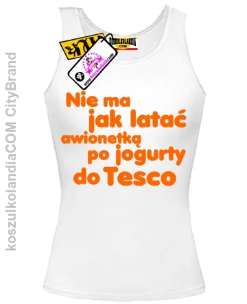 Nie ma jak latać awionetką po jogurty do TESCO - Top Damski