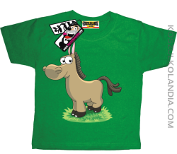 Konik Oluś - koszulka dziecięca - zielony