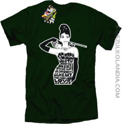 Audrey Hepburn RETRO-ART - Koszulka męska butelkowa 